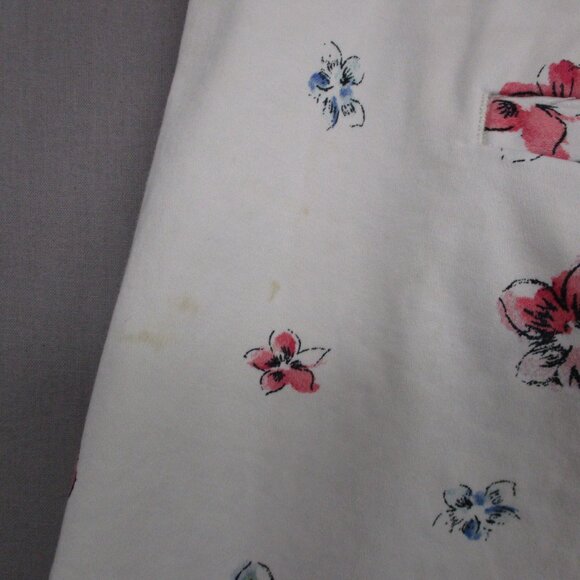 Ann Taylor Chino Short Floral Print White Women Size | 4P - Picture 10 of 11